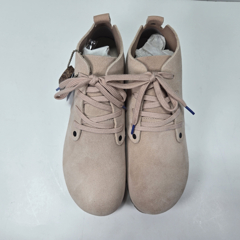 Birkenstock Women's Dundee Plus Rose Pink Suede Shoes Size EU 38 Narrow US 7-7.5 - Picture 7 of 10